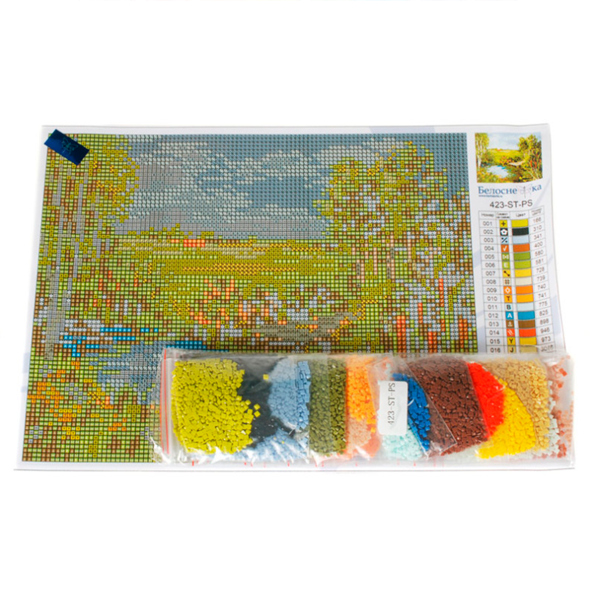 Алмазная мозаика Белоснежка Речная прохлада - фото 5