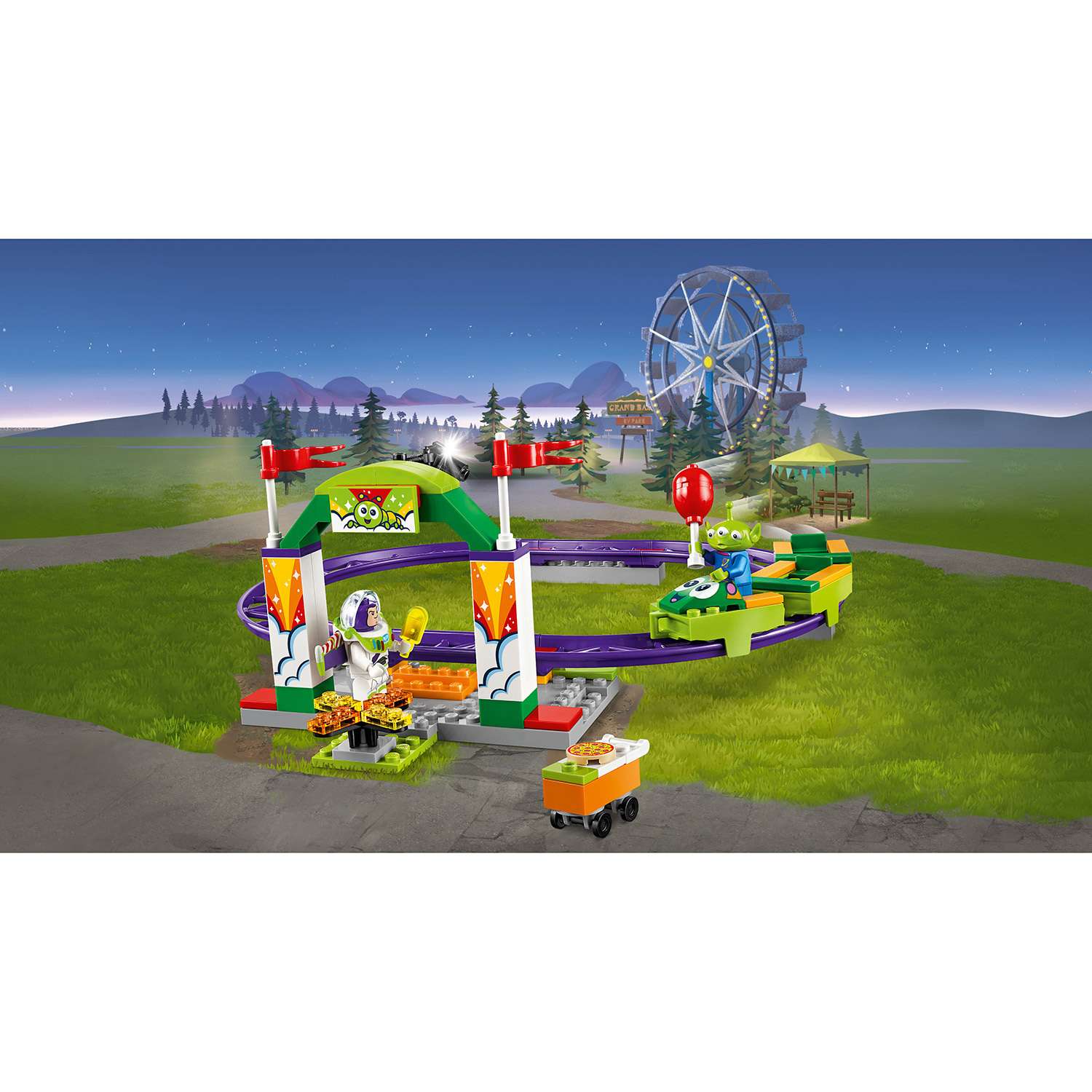 Конструктор LEGO 4+ Аттракцион Паровозик блочный - фото 8