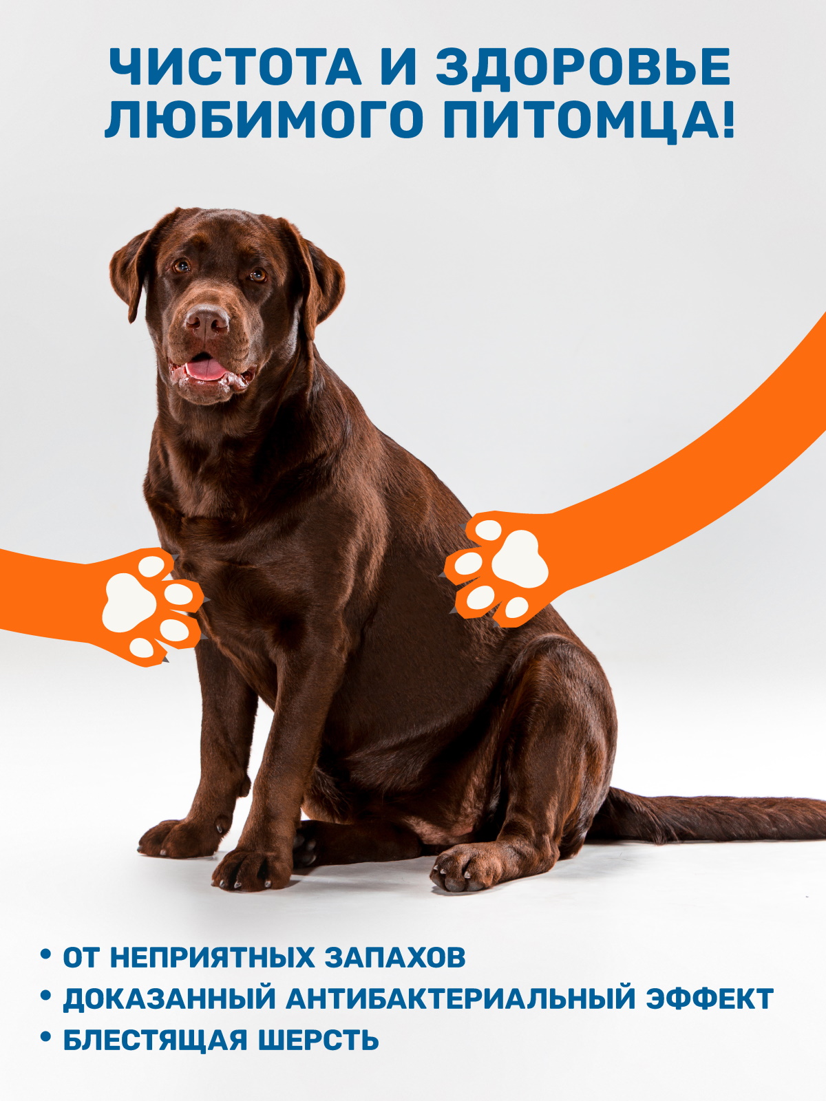 Шампунь для собак и кошек ZOORIK антибактериальный с губкой 500 мл - 2 шт - фото 4