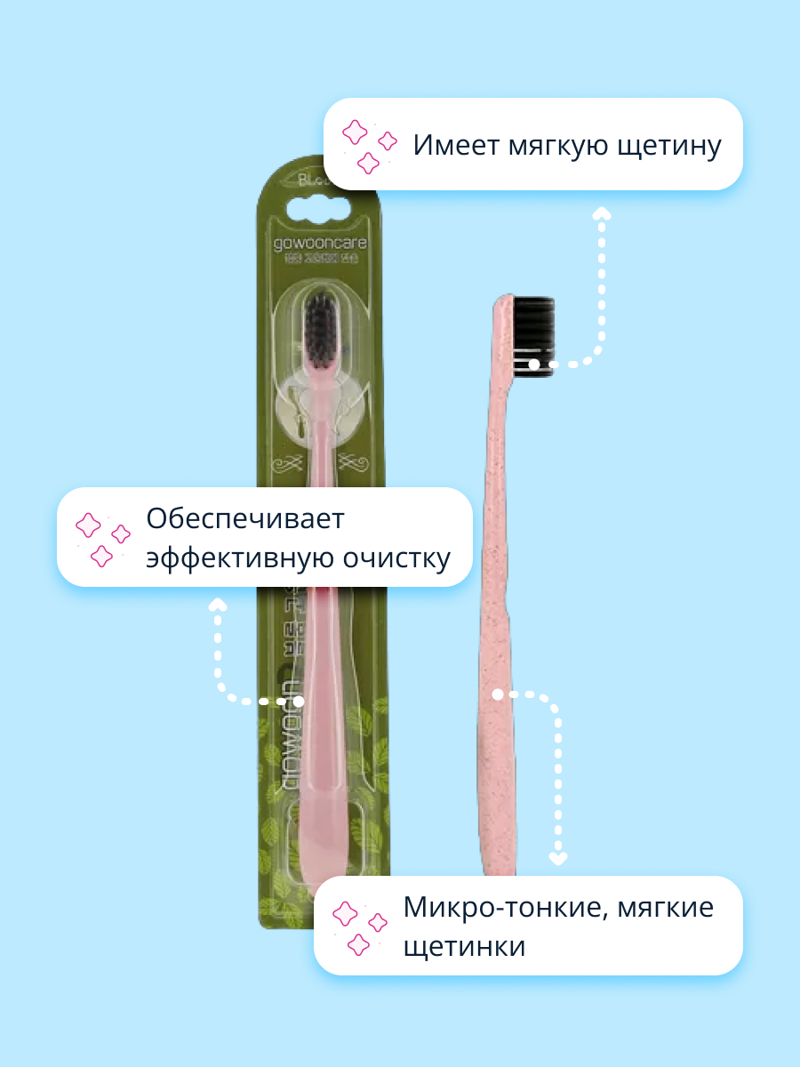 Зубная щетка классическая Bloom в ассортименте - фото 2