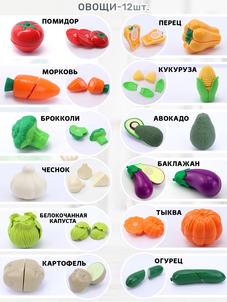Игрушка TIPTOPOLIS Продукты 41 предм. - фото 4