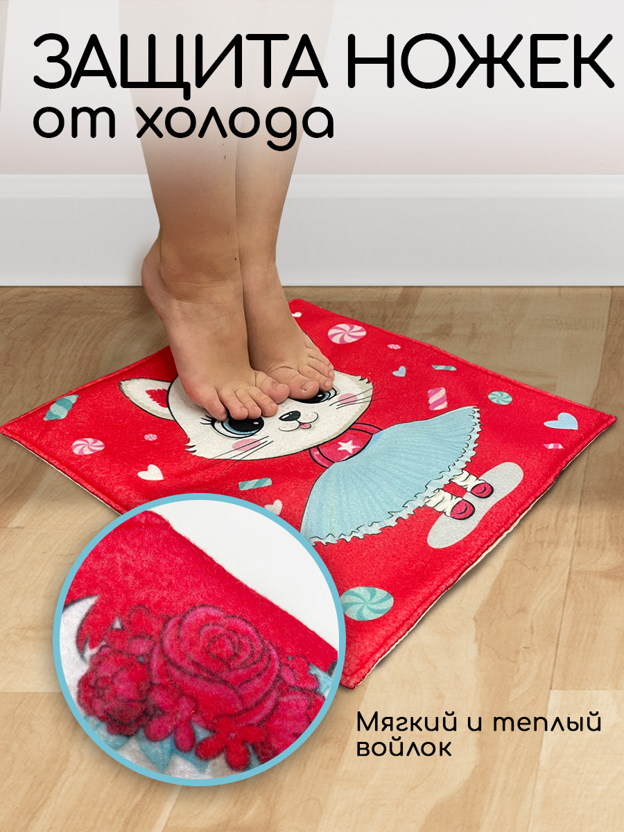 Коврик для переобувания Textile NN Кошечка - фото 5