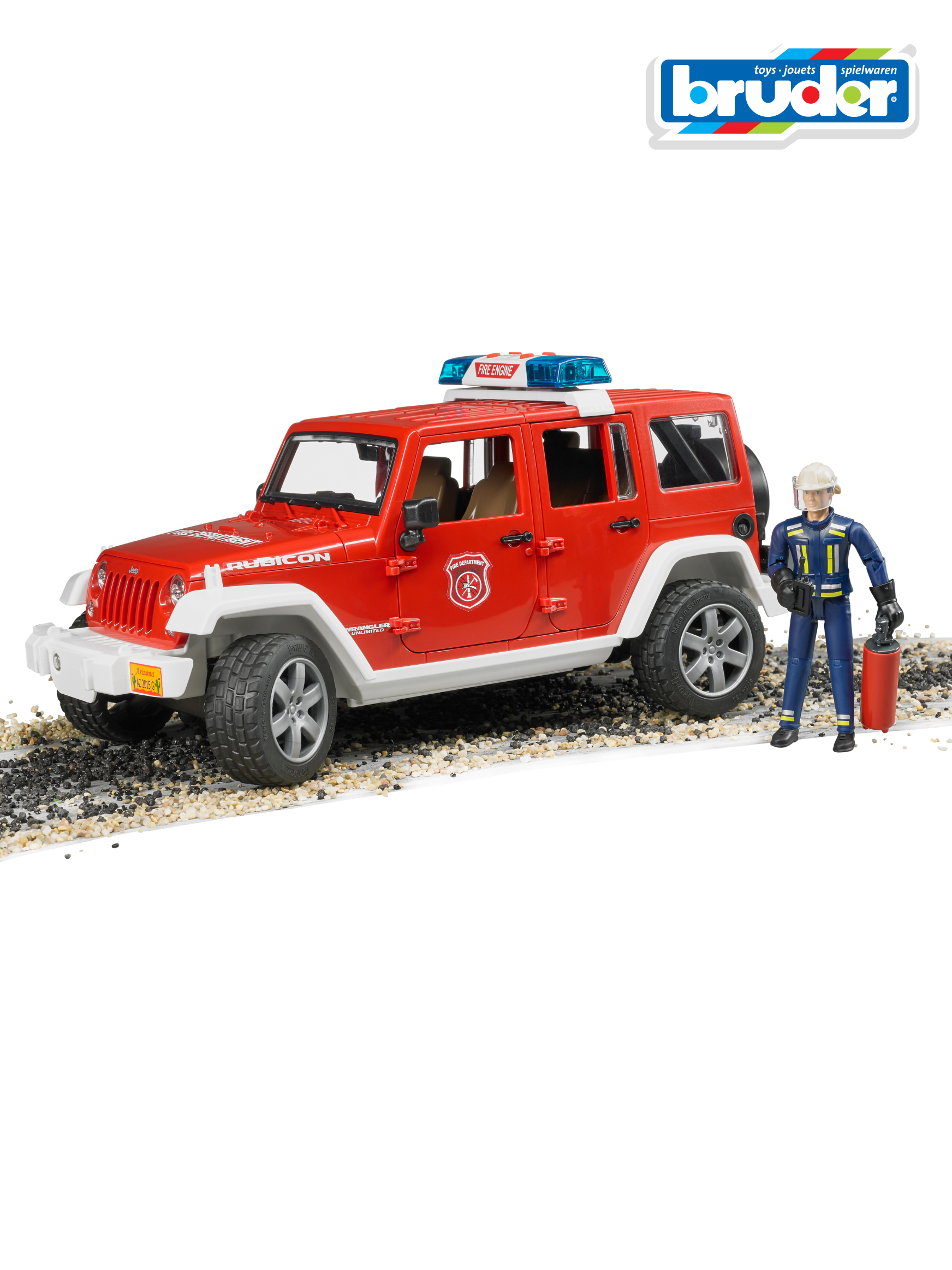 Внедорожник Bruder Jeep Wrangler Unlimited Rubicon 02-528 - фото 7