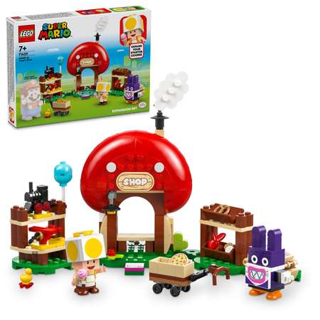 Конструктор LEGO Super Mario Nabbit at Toads Shop блочный