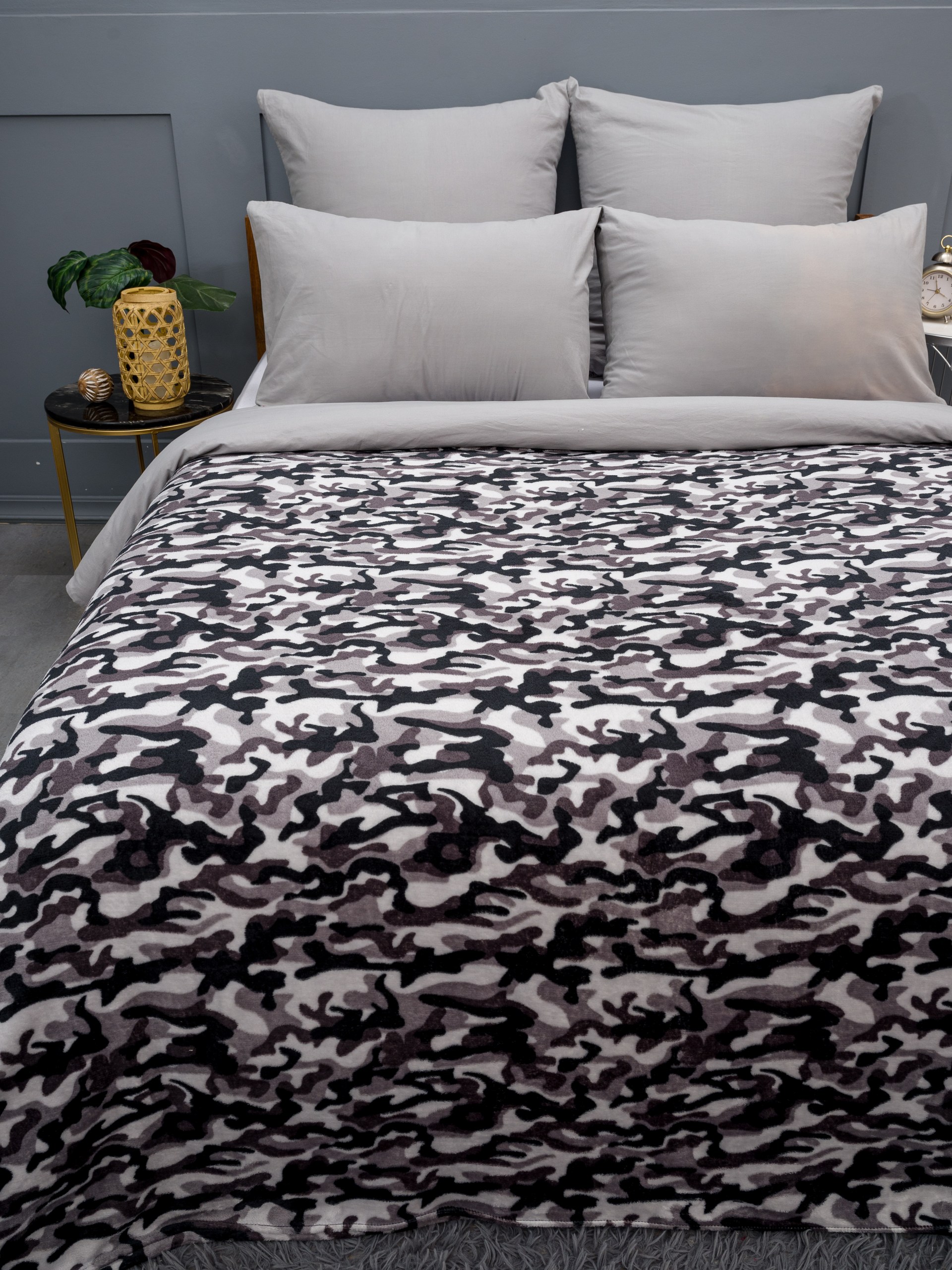 Плед PAVLine Аэро Софт Камуфляж 150 x 200 см - фото 6