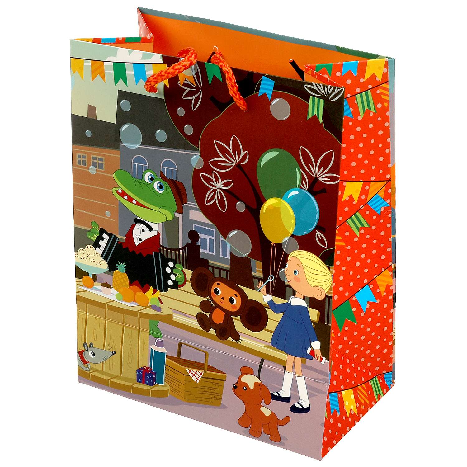 Пакет Чудо Праздник Союзмультфильм 18*23*10 130гр/м² - фото 2