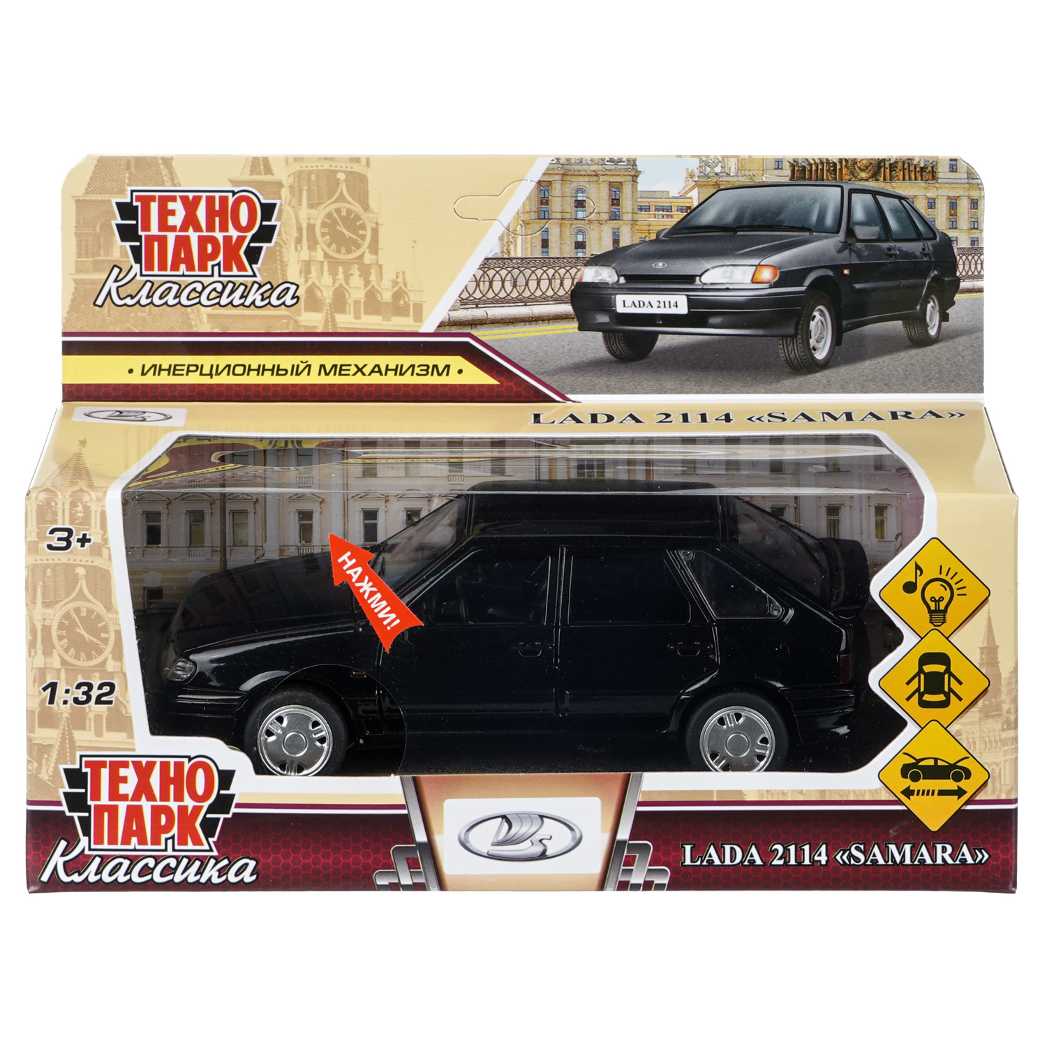 Автомобиль Технопарк LADA 2114 1:32 410490 - фото 9