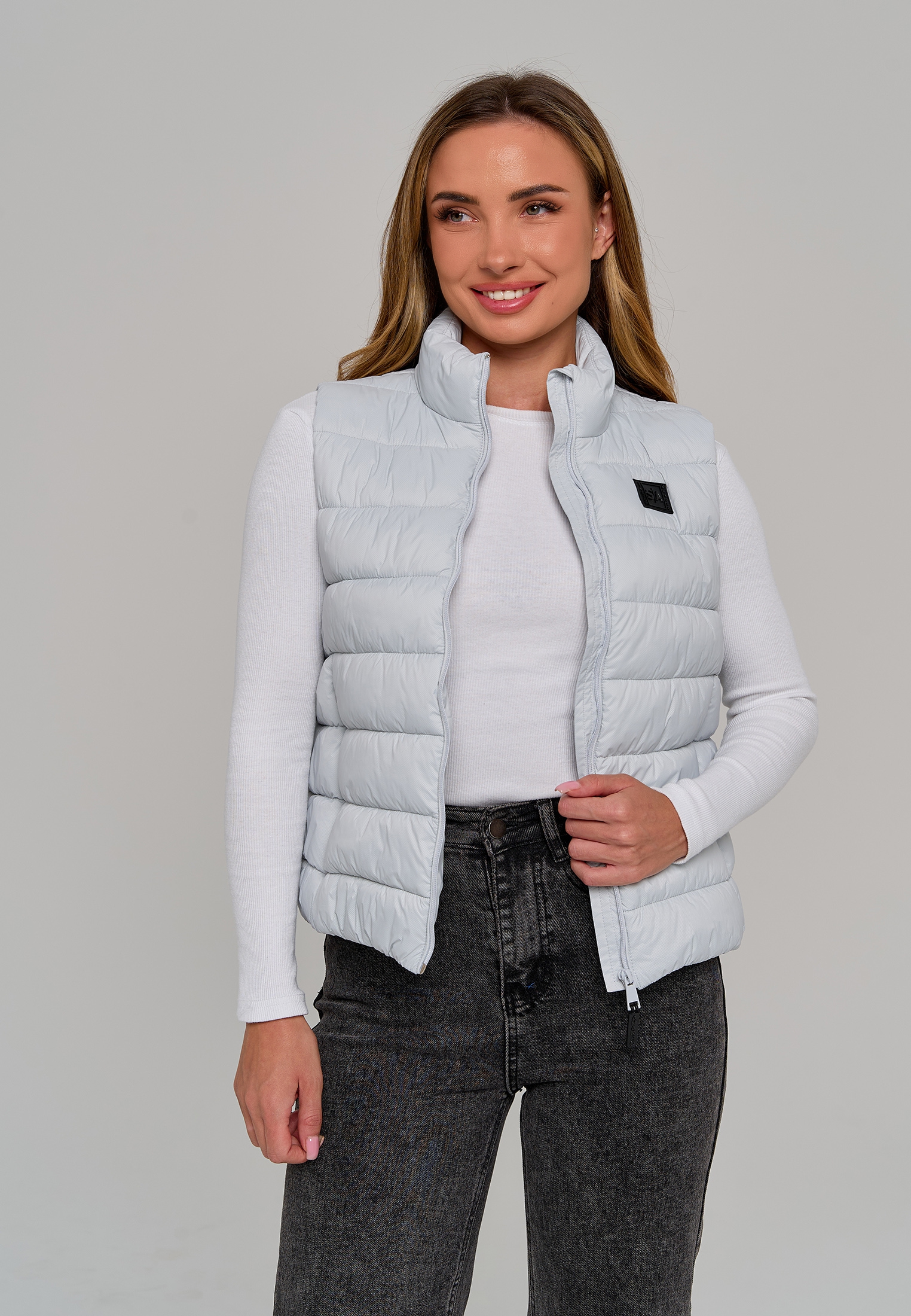 Жилет Stylish AMADEO AV-8508-белый - фото 5