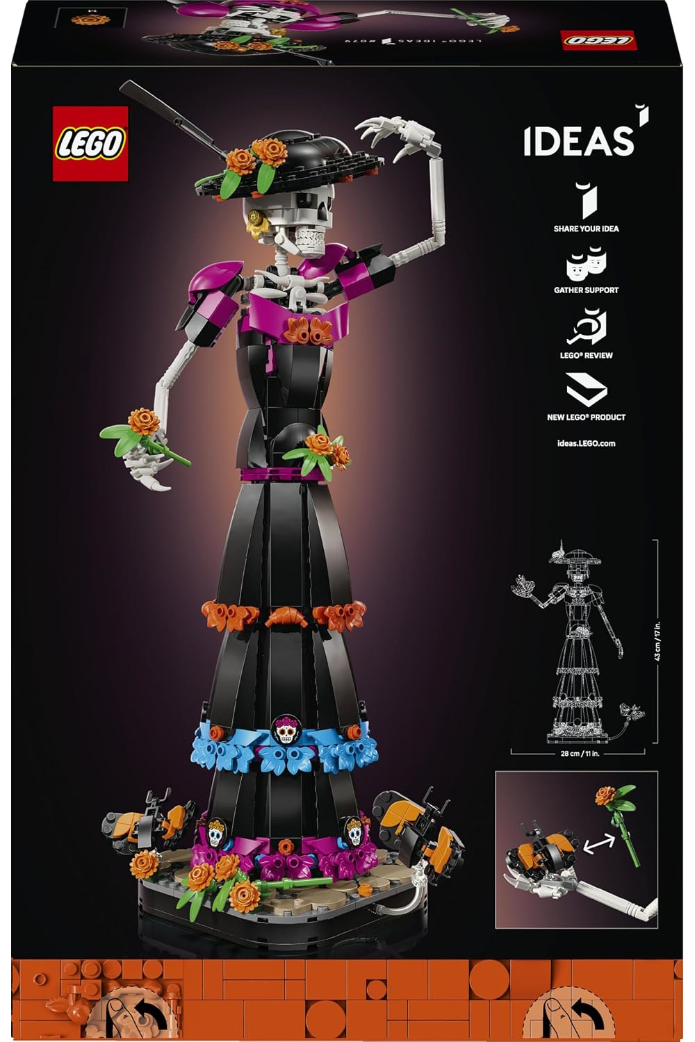 Конструктор LEGO Ideas Ла Катрина 1212 дет. - фото 8