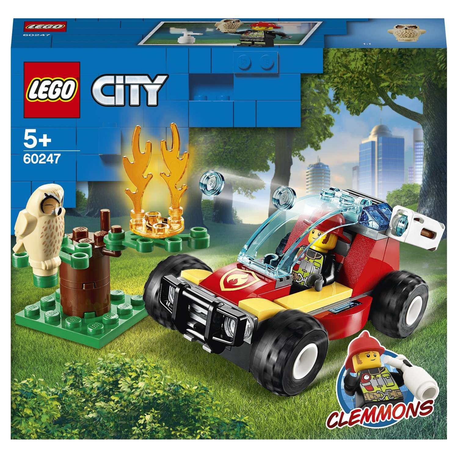 Конструктор LEGO City Fire Лесные пожарные блочный - фото 2