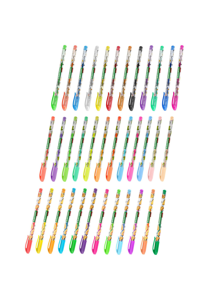 Ручка гелевая Brauberg 36 шт. - фото 5