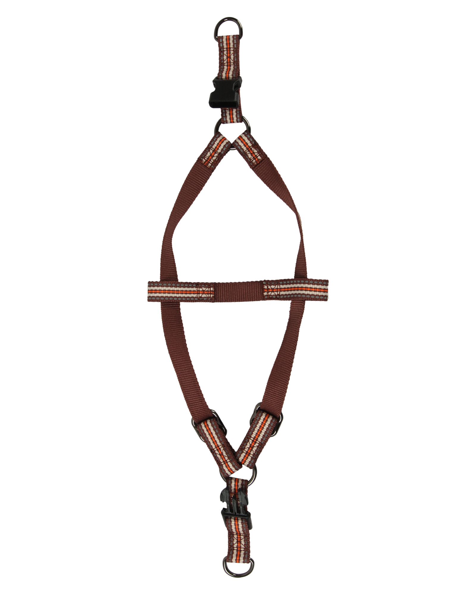 Шлейка для собак Barbaks Коричневая полоса S 1.5*31-40см - фото 4