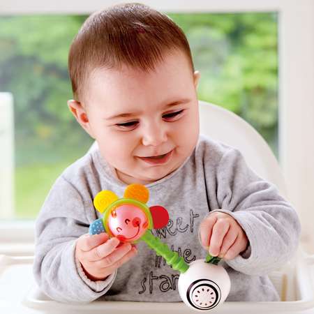 Игрушка Hape погремушка Погремушка светящийся цветок