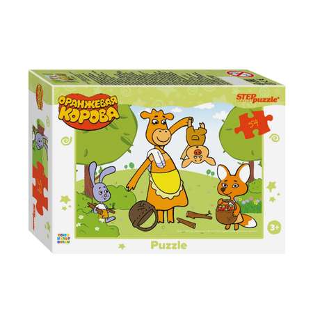 Пазл Step Puzzle Оранжевая корова классический в ассортименте