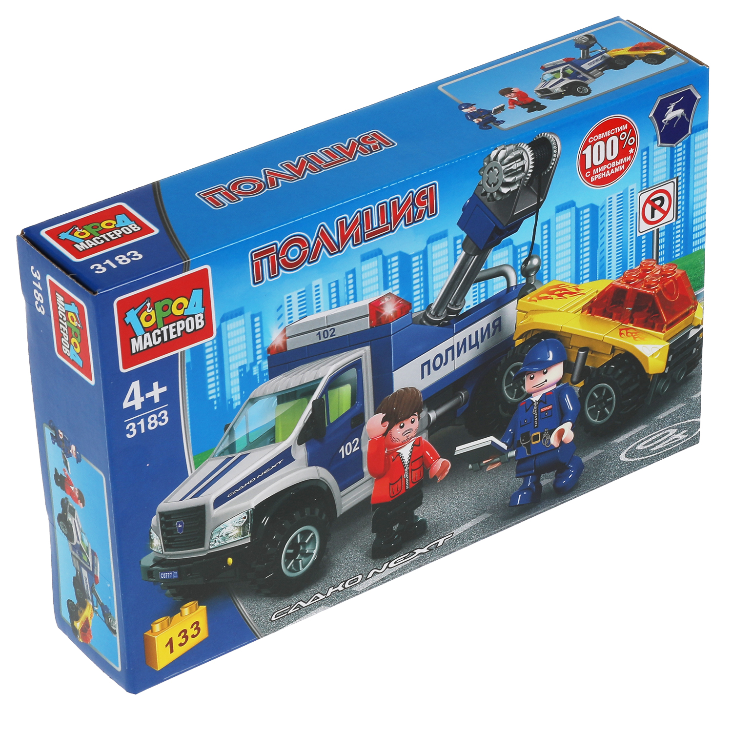 Конструктор Город мастеров Полицейский эвакуатор - фото 3