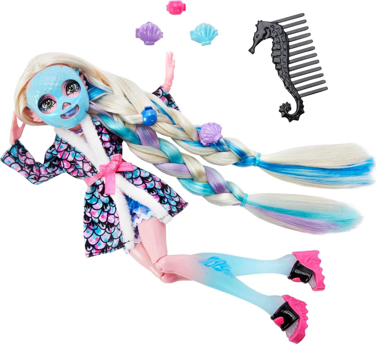 Кукла модельная Monster High День SPA с Лагуной Блу HKY69 - фото 2
