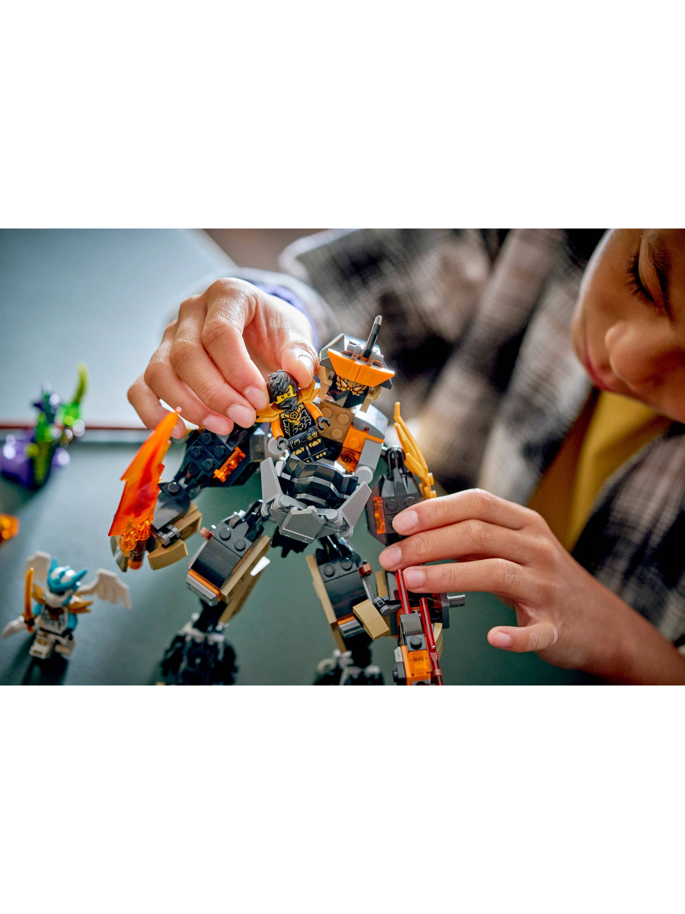 Конструктор LEGO NINJAGO мех Коула и Дракон Зейн 364 дет. - фото 6