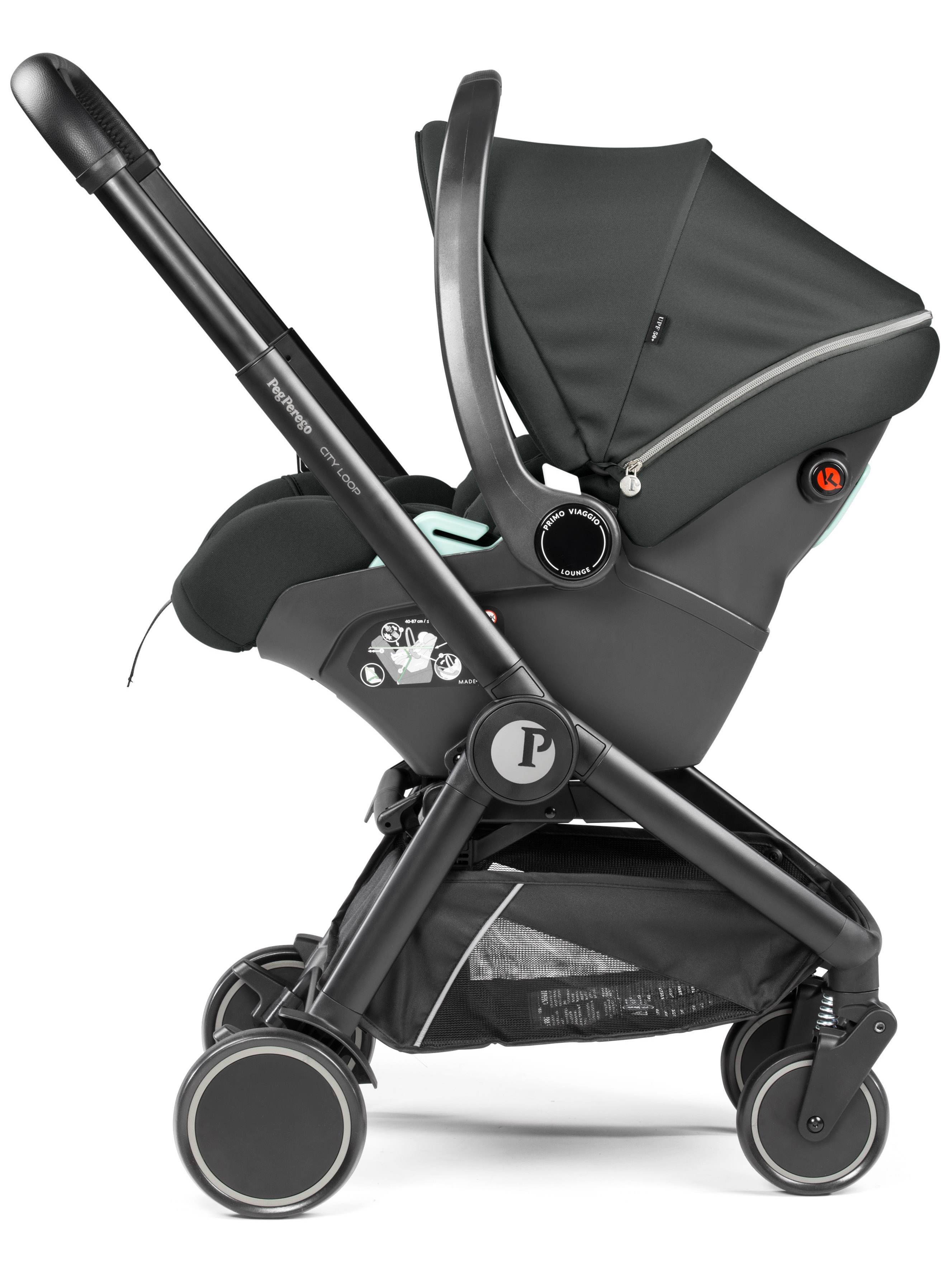 Автокресло Peg-Perego Lounge 0 (0 -13 кг) зеленый - фото 2