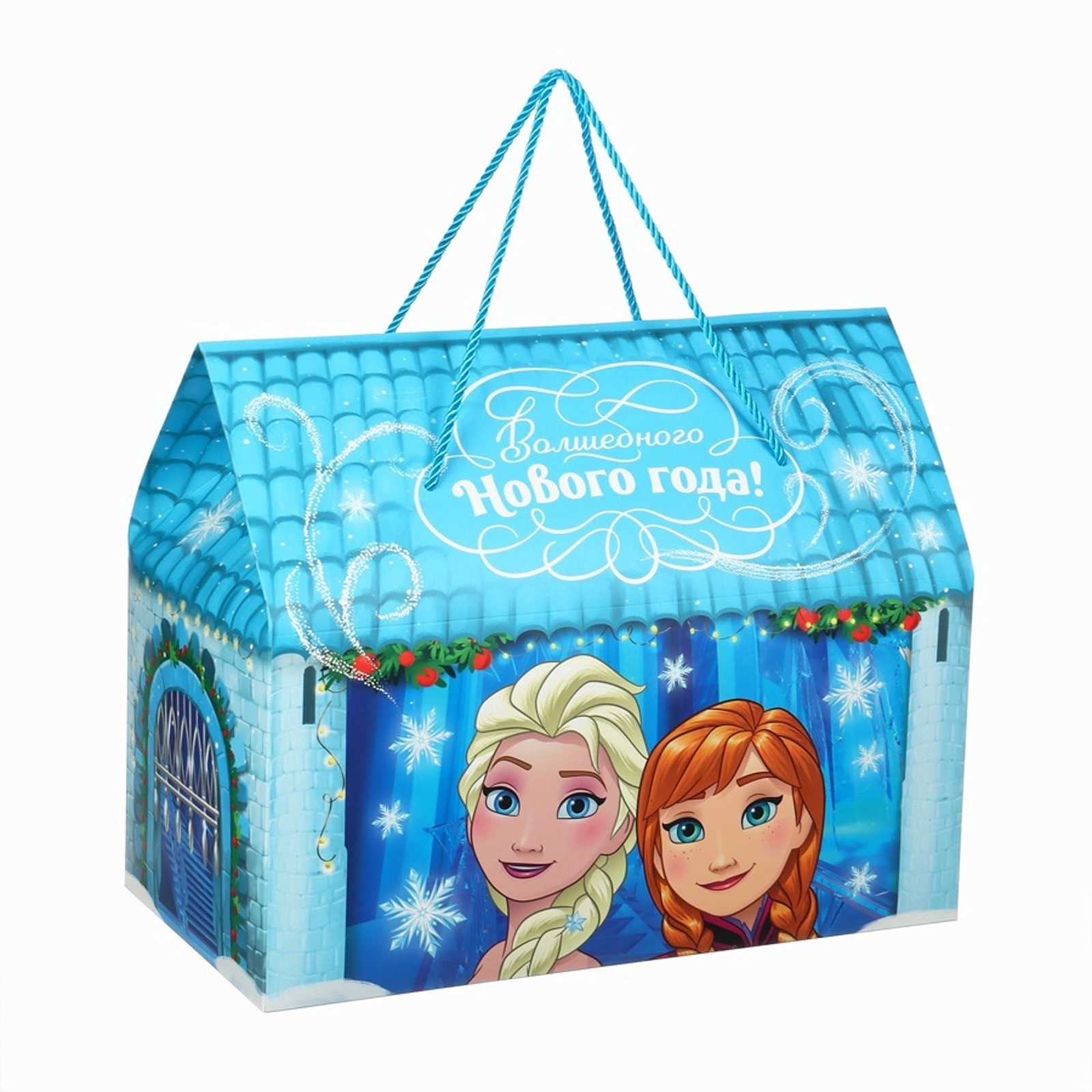 Пакет-коробка Дарите Счастье "Волшебного нового года", 37 х 33 х 20 см - фото 4