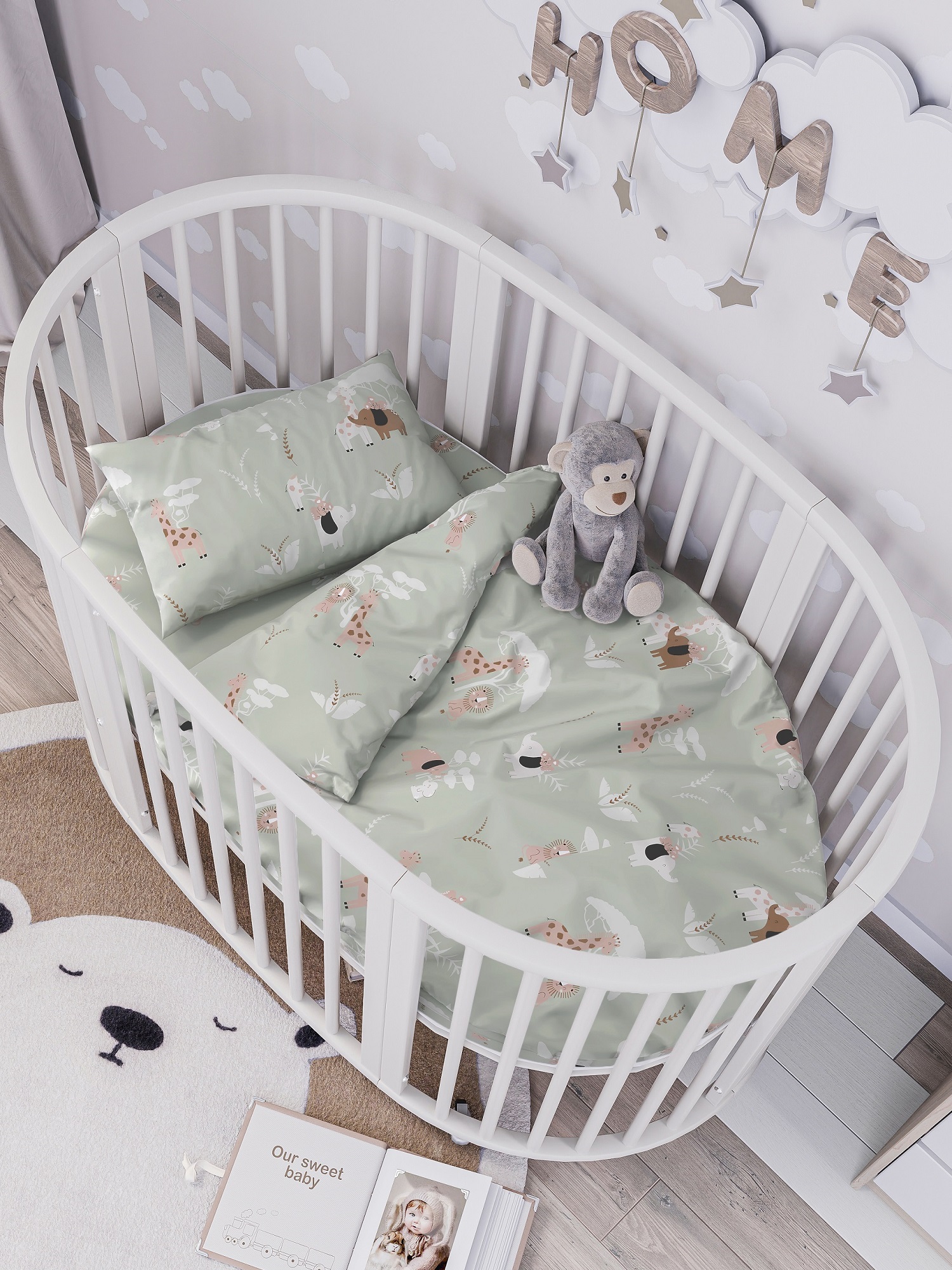 Комплект постельного белья Lemony kids Африка детский 3 предм. - фото 2