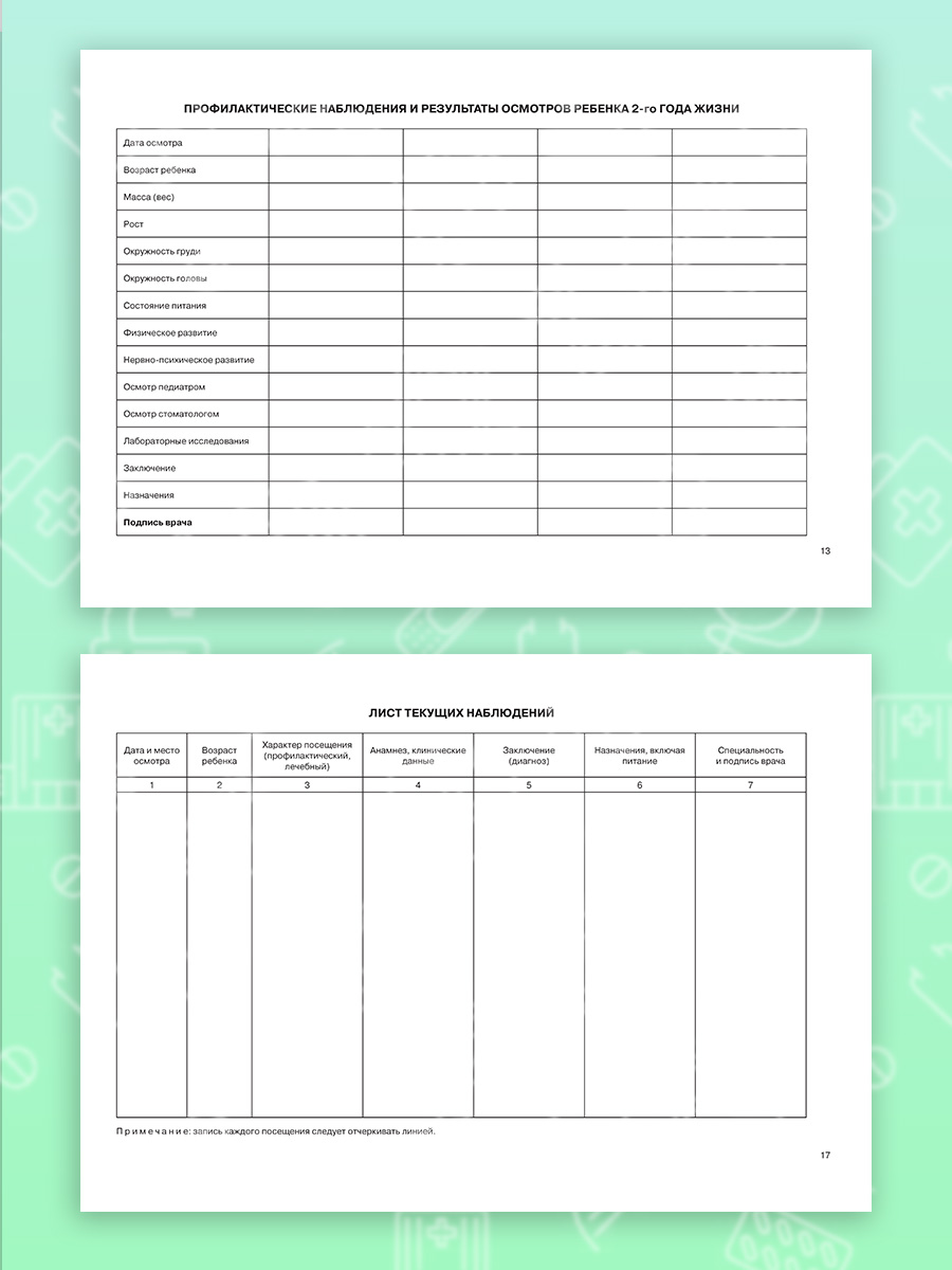 Медицинская карта Prof-Press Самолёт и авто А5 96 листов - фото 12