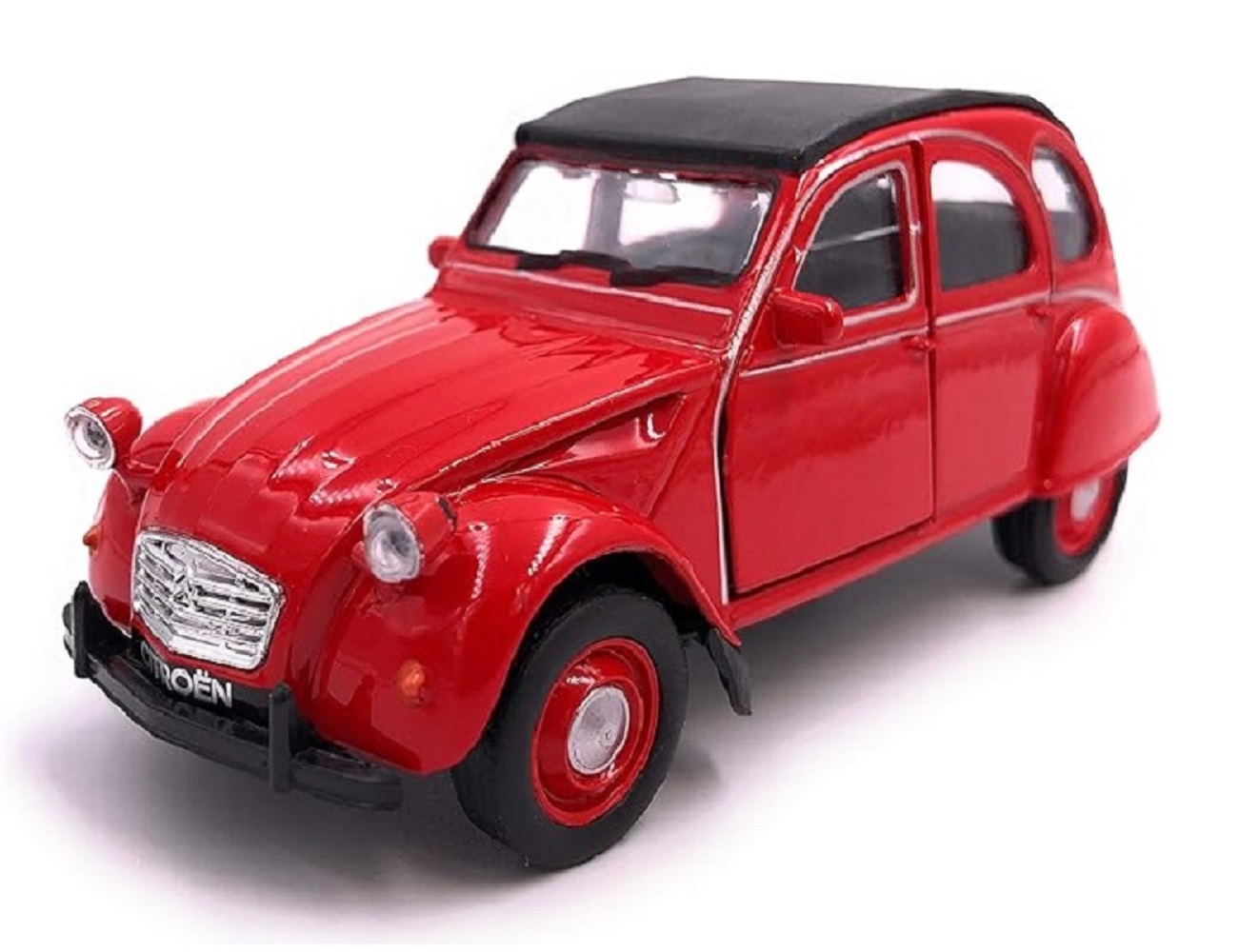 Автомобиль Welly Citroen 2CV Soft-top красный 1:38 43625H-W-R - фото 1