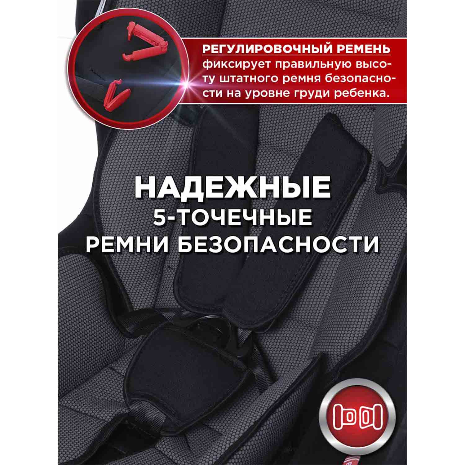 Автокресло BabyCare Rubin 0+/1 (0-18 кг) - фото 11