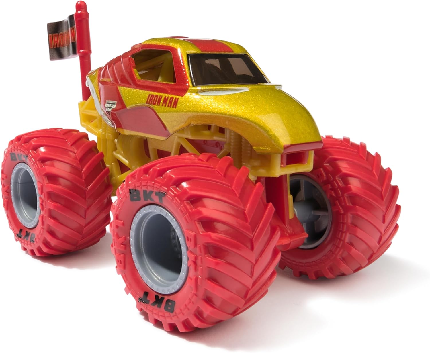 Монстр-трак Monster Jam Marvel Iron Man 1:64 6069960 - фото 1