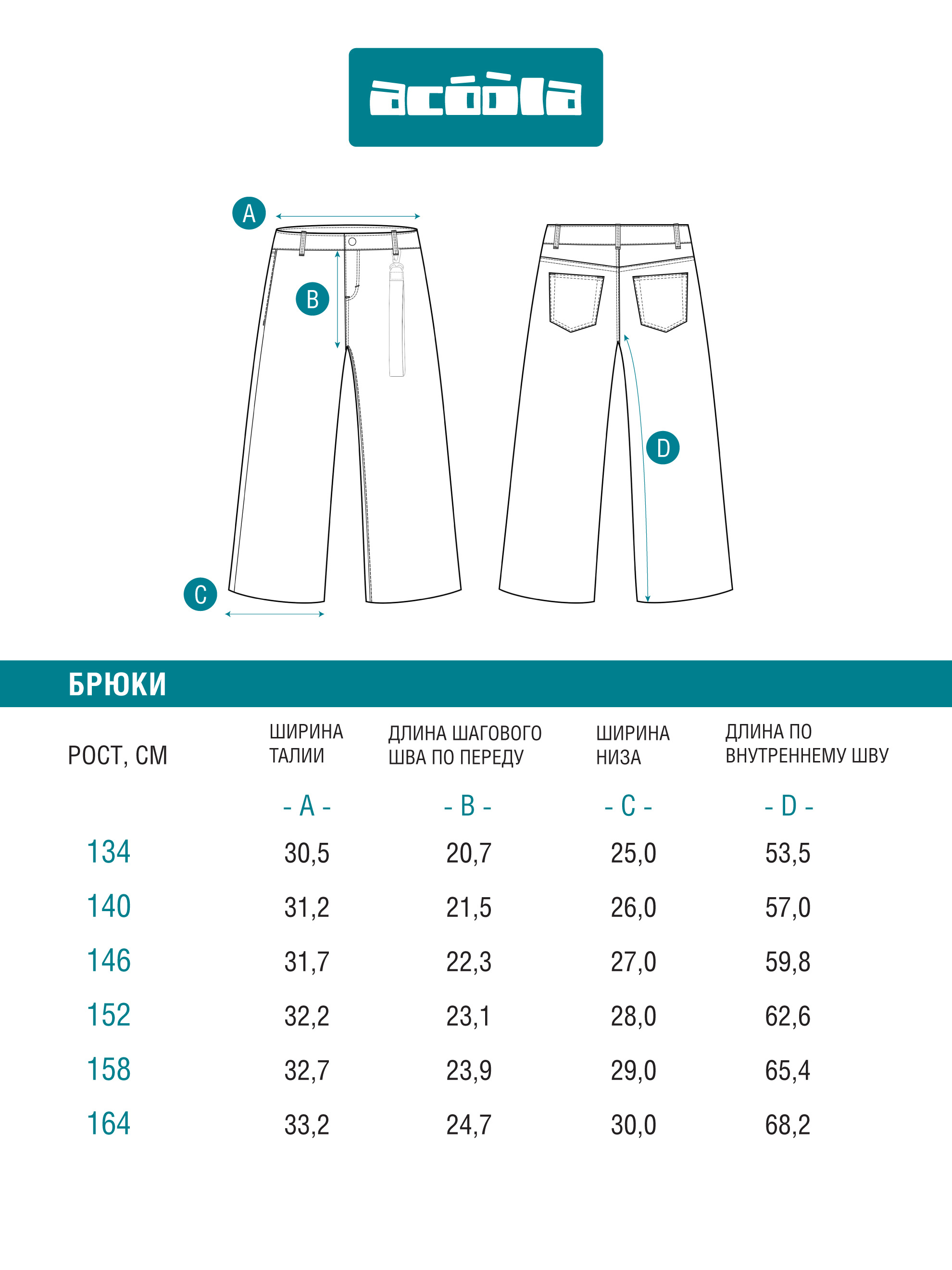 Брюки Acoola 20210160475_0089728 - фото 4