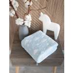 Плед плюшевый Baby Nice Micro Flannel Облака 100х118 см голубой