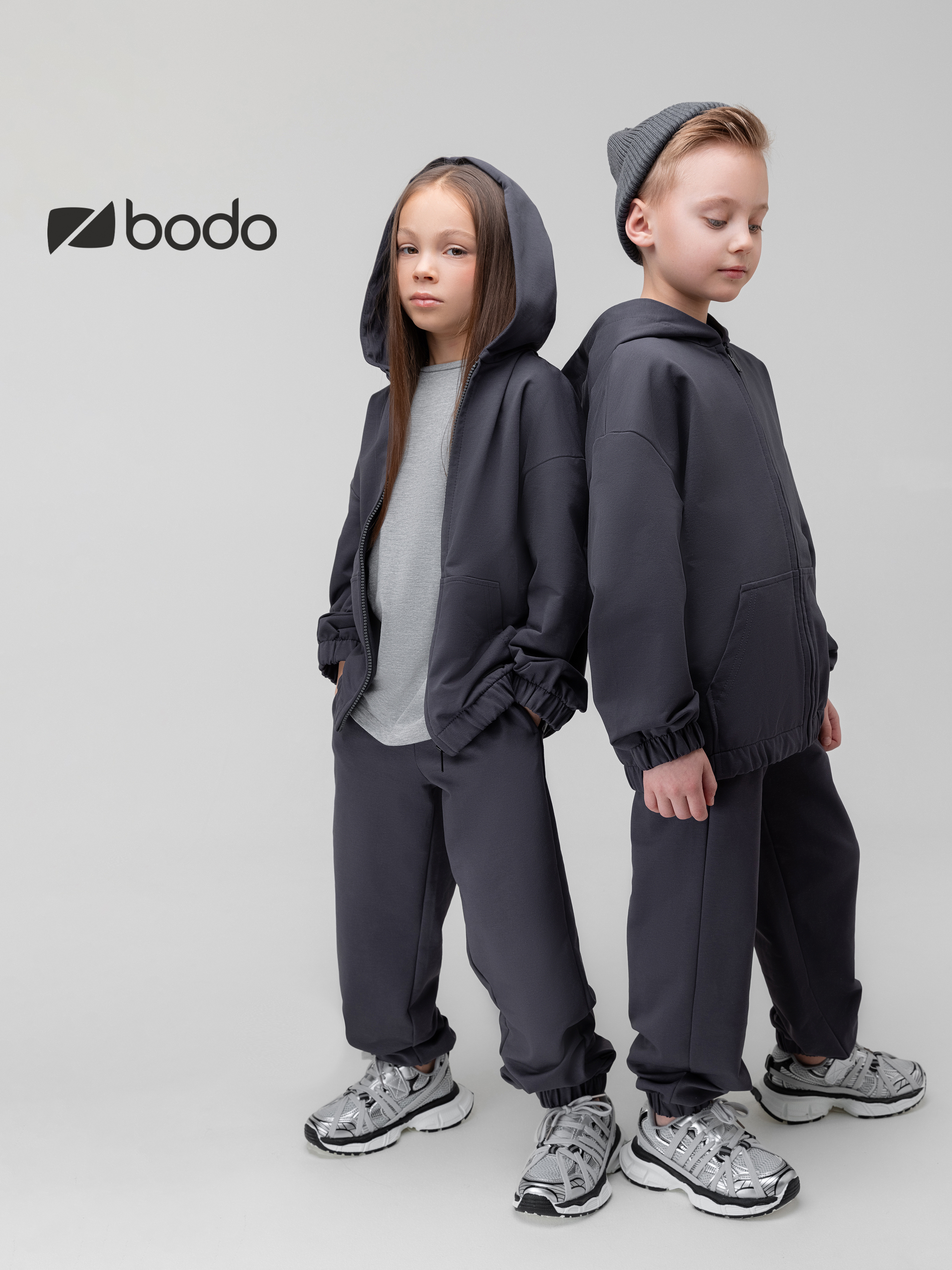 Костюм спортивный Bodo 11-671MU_графитовый - фото 2