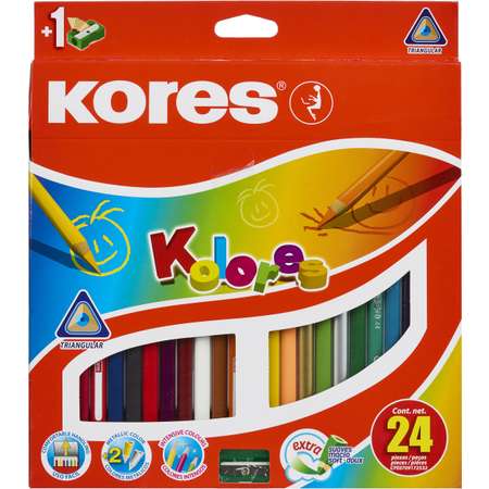 Карандаши цветные Kores 24 шт.