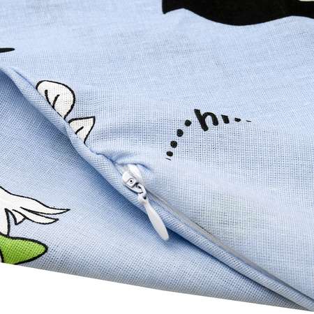 Подушка для беременных AmaroBaby 170х25 см Совы голубой