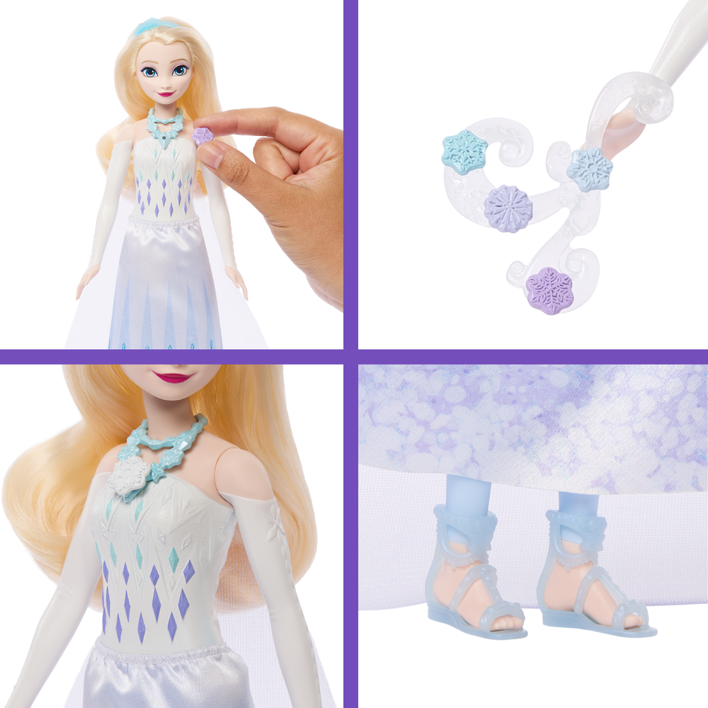 Кукла модельная Disney Frozen Jewel Reveal Elsa высота 29 см JJY36 - фото 5