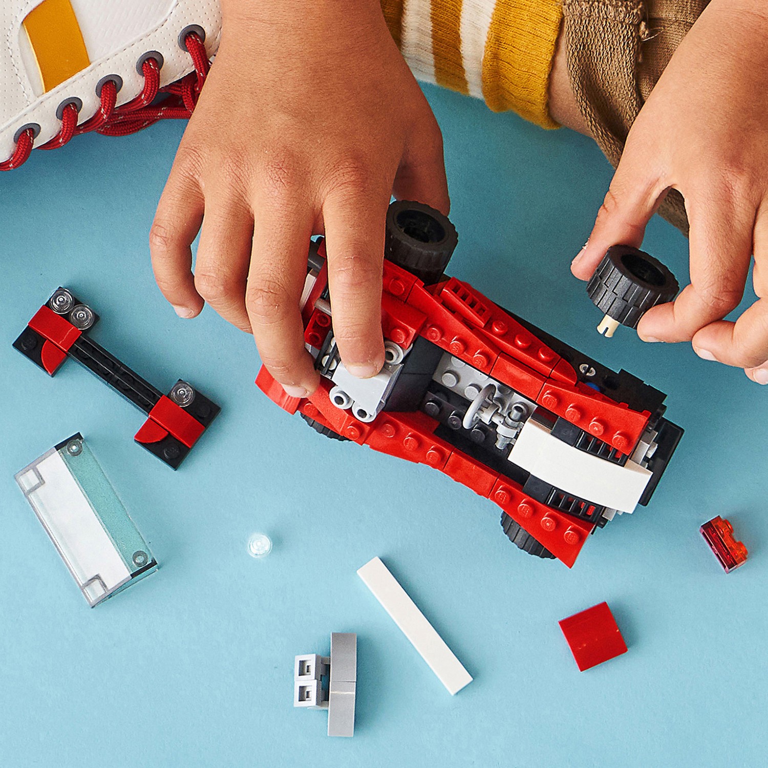 Конструктор LEGO Creator Спортивный автомобиль блочный - фото 15