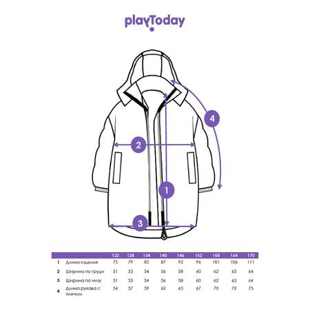 Пальто PlayToday