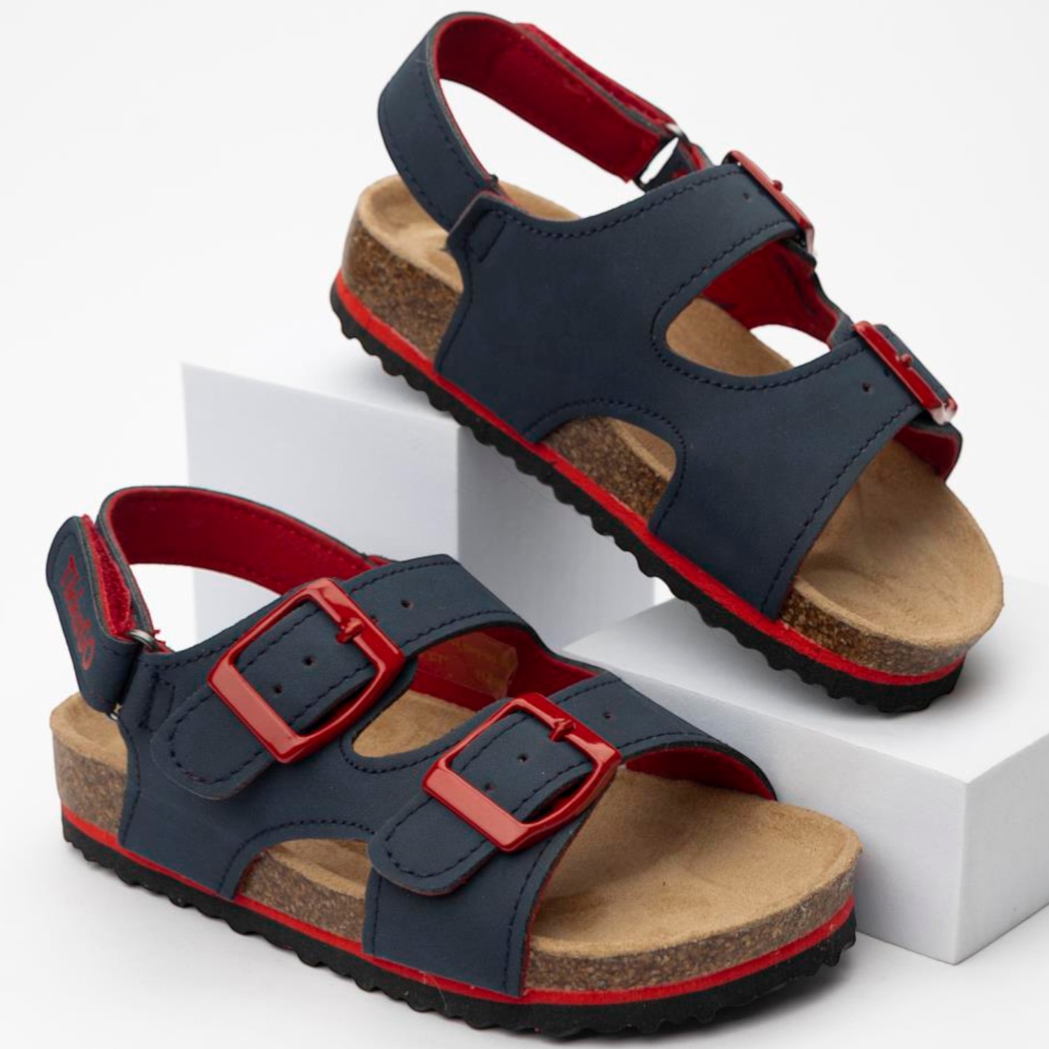 Биркенштоки TikkaGo 2N08_2553_navy-red - фото 1