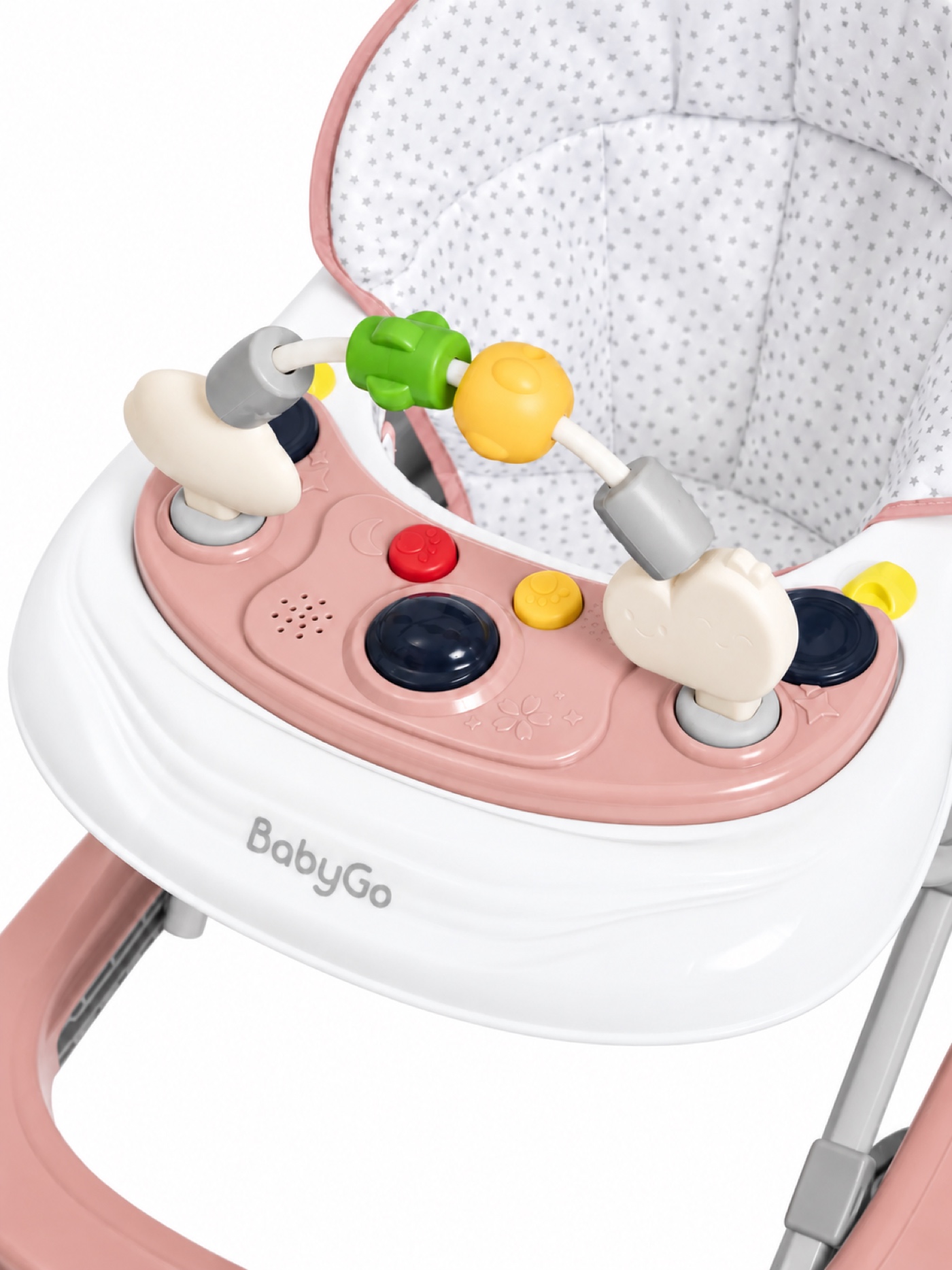 Ходунки BabyGo Simple розовый - фото 4