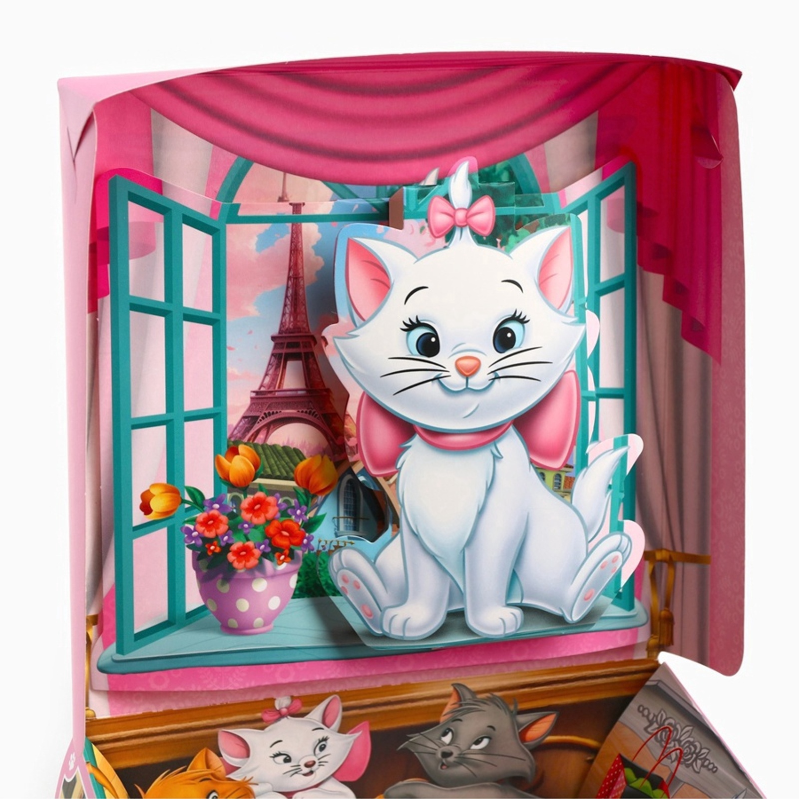 Коробка подарочная Disney с 3Д Кошки 15 х 15 х7 см - фото 5