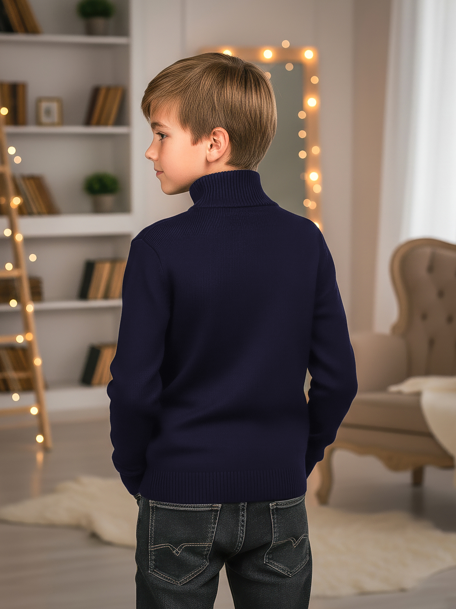 Кардиган СИНИЙ МИР FUL8401-C62 - фото 4