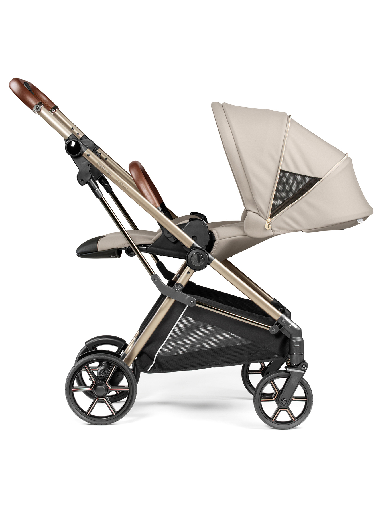 Коляска прогулочная Peg-Perego Vivace бежевый - фото 13