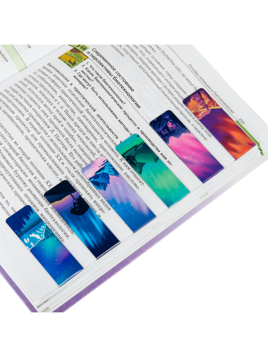 Магнитная закладка Brauberg 12 шт. - фото 12