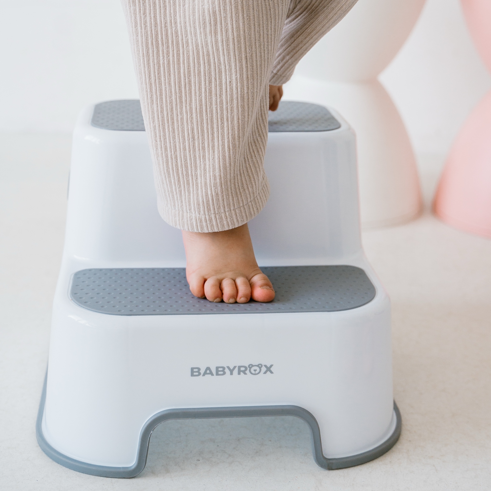 Стульчик-подставка BabyRox белый - фото 3