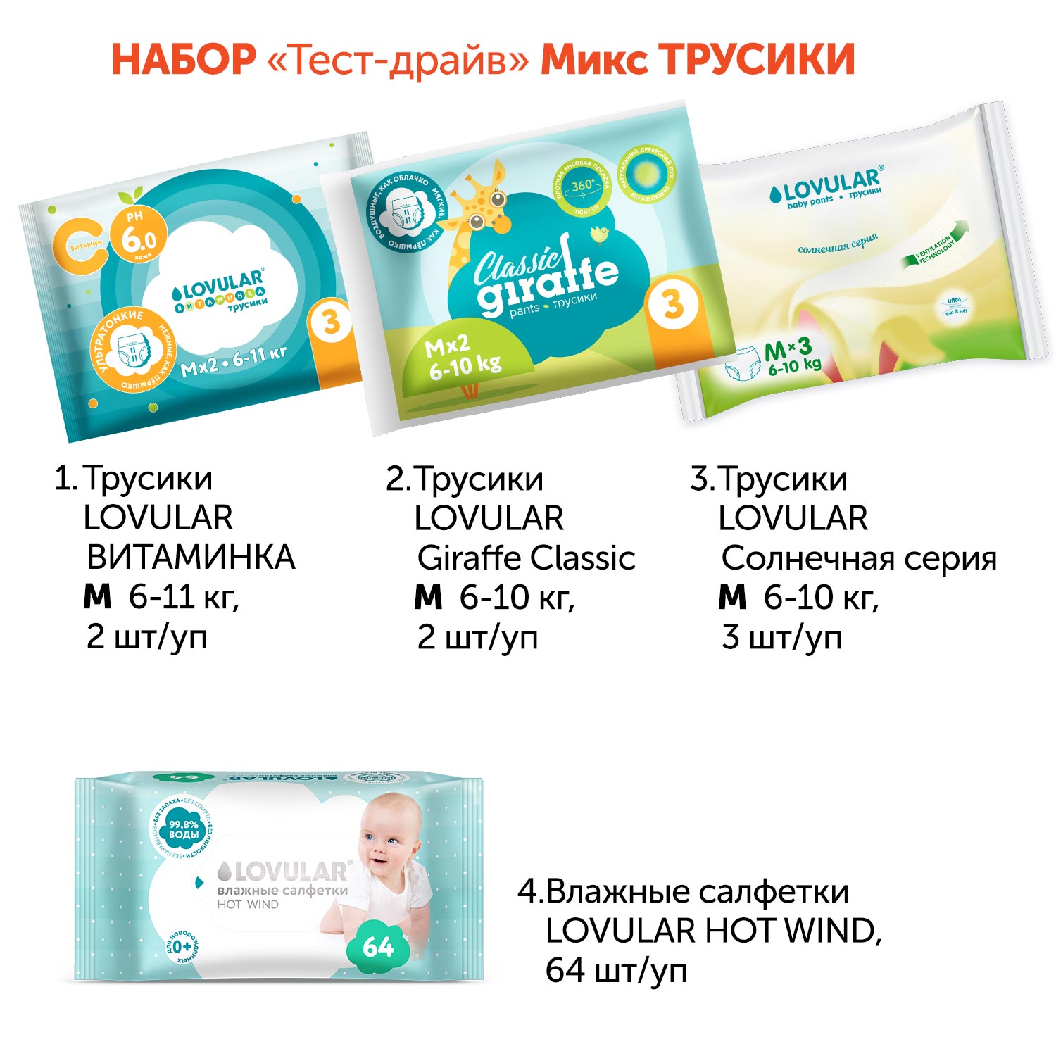 Набор Lovular Микс трусики - фото 3