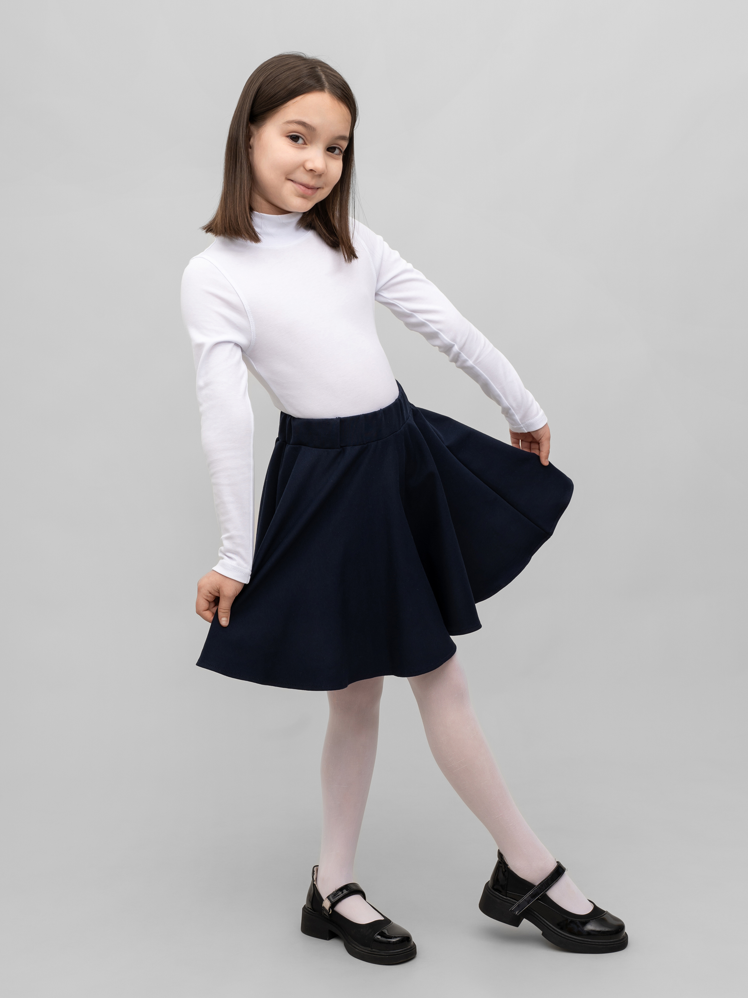 Юбка Утенок 454 т.синий - фото 16