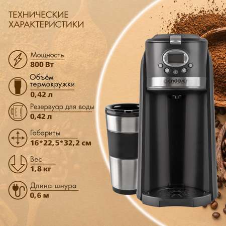 Кофеварка капельного типа ENDEVER Costa-1043