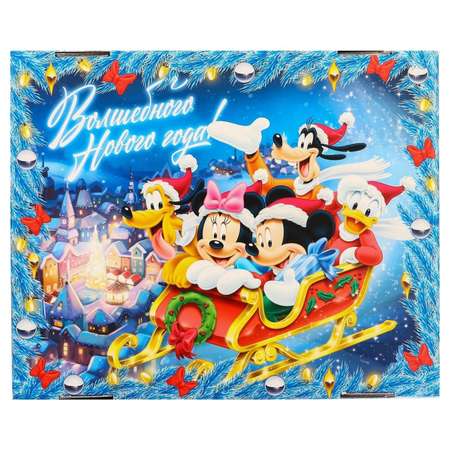 Коробка складная, с крышкой Disney \"Счастья и волшебства\", 31 х 25,5 х 16 см