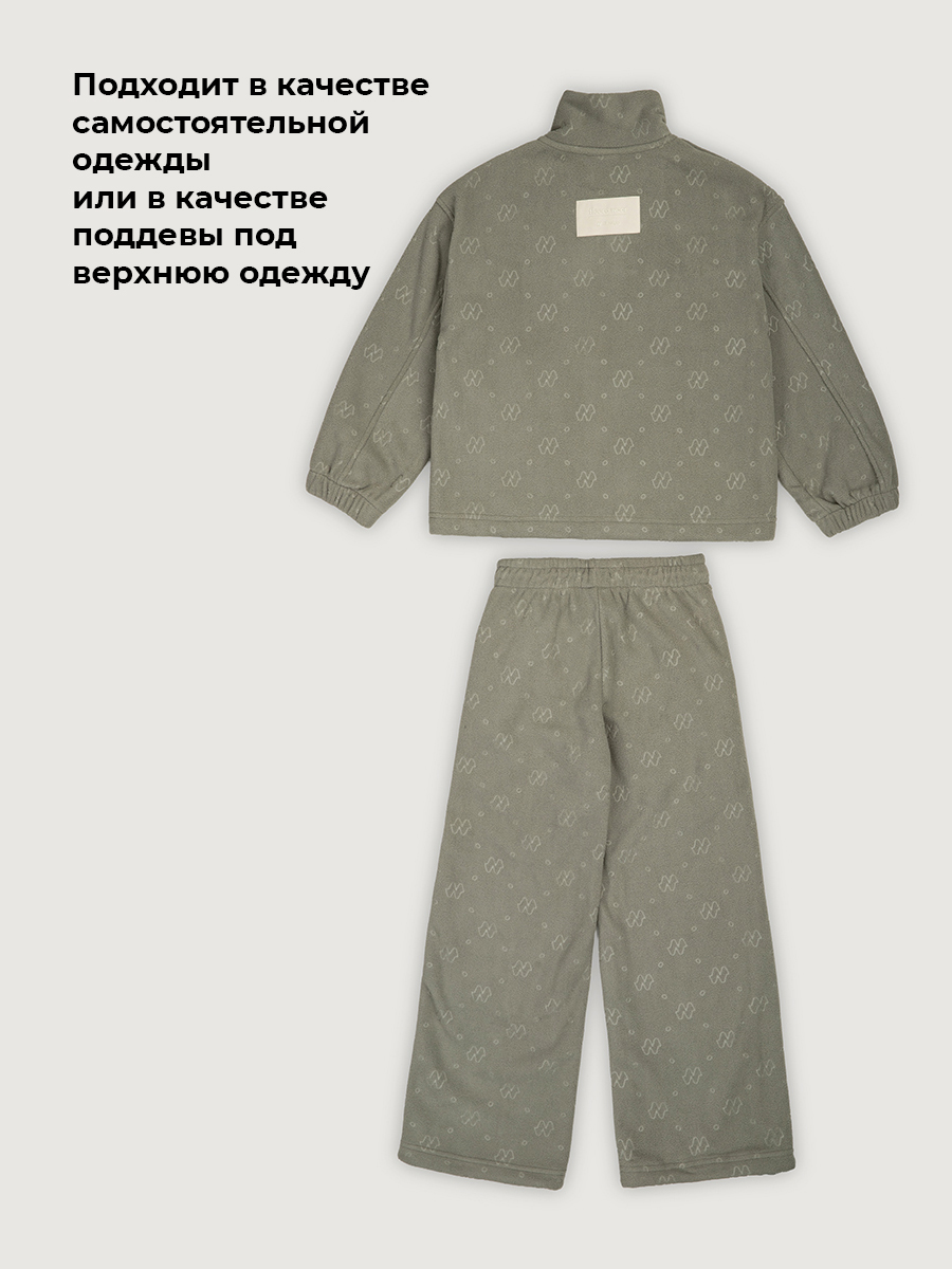 Костюм NIKASTYLE 7т40926 оливковый - фото 8