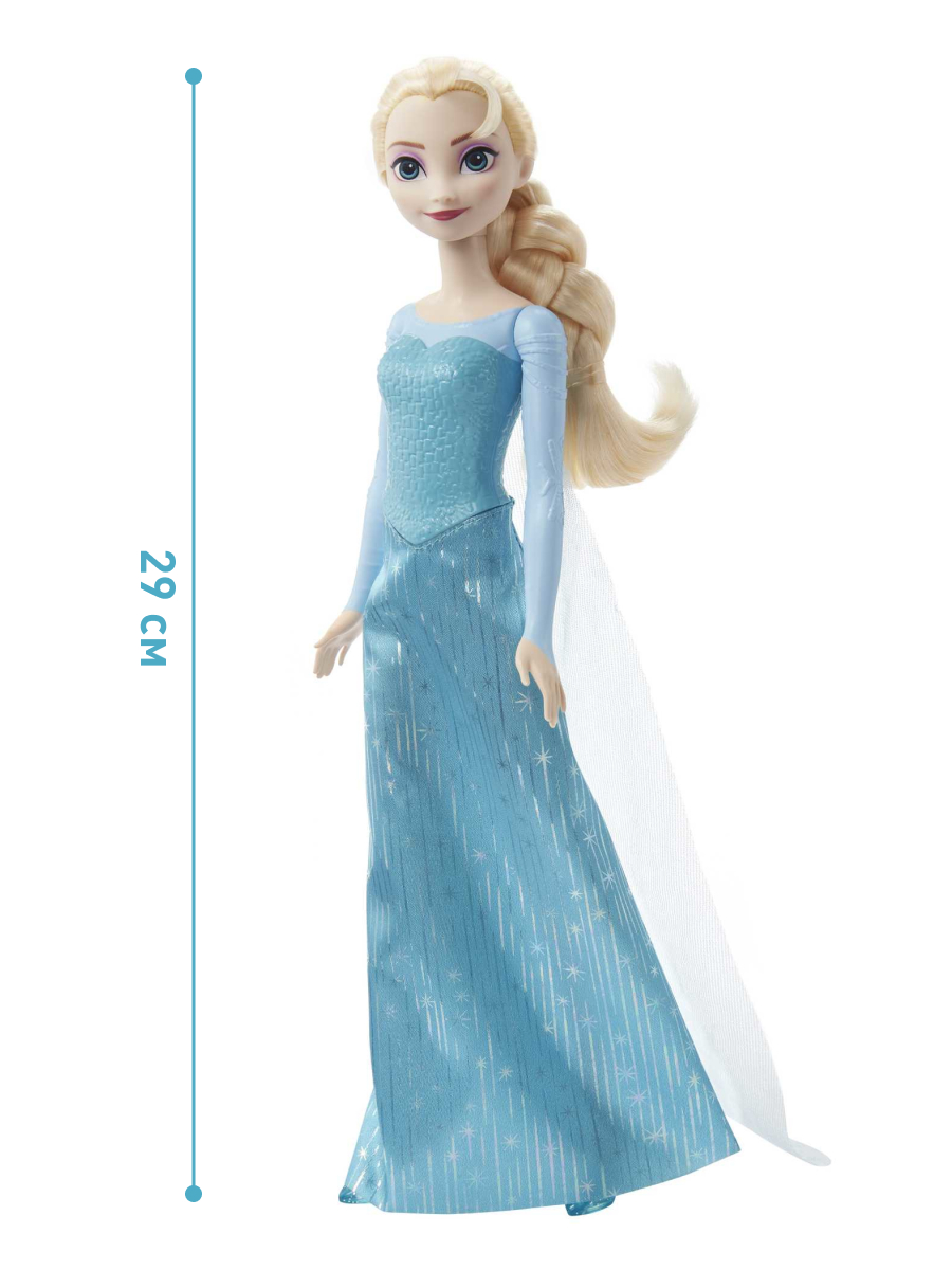 Кукла модельная Disney Frozen HLW47 Эльза Холодное сердце высота 29 см HLW47/HLW46 - фото 3