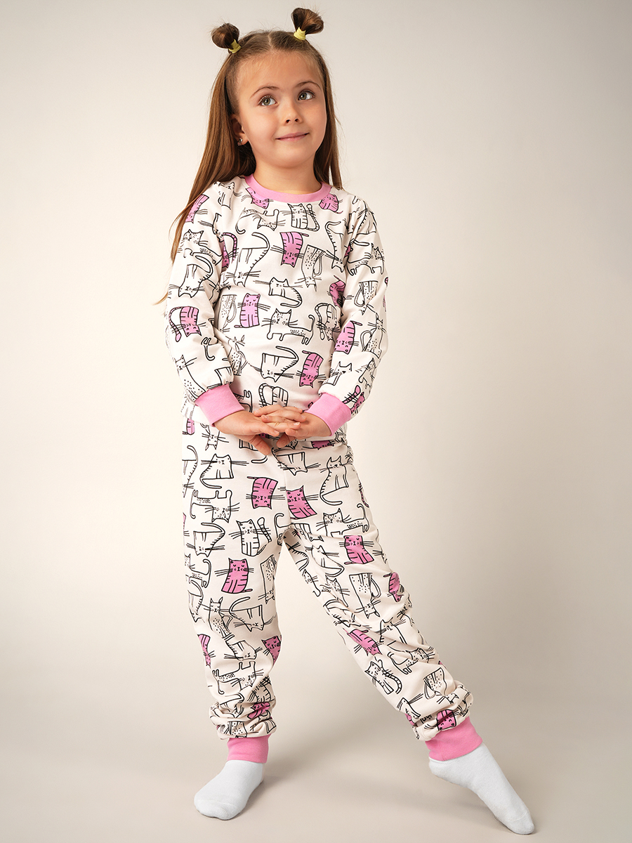 Пижама HappyFox HF00920молочный - фото 10